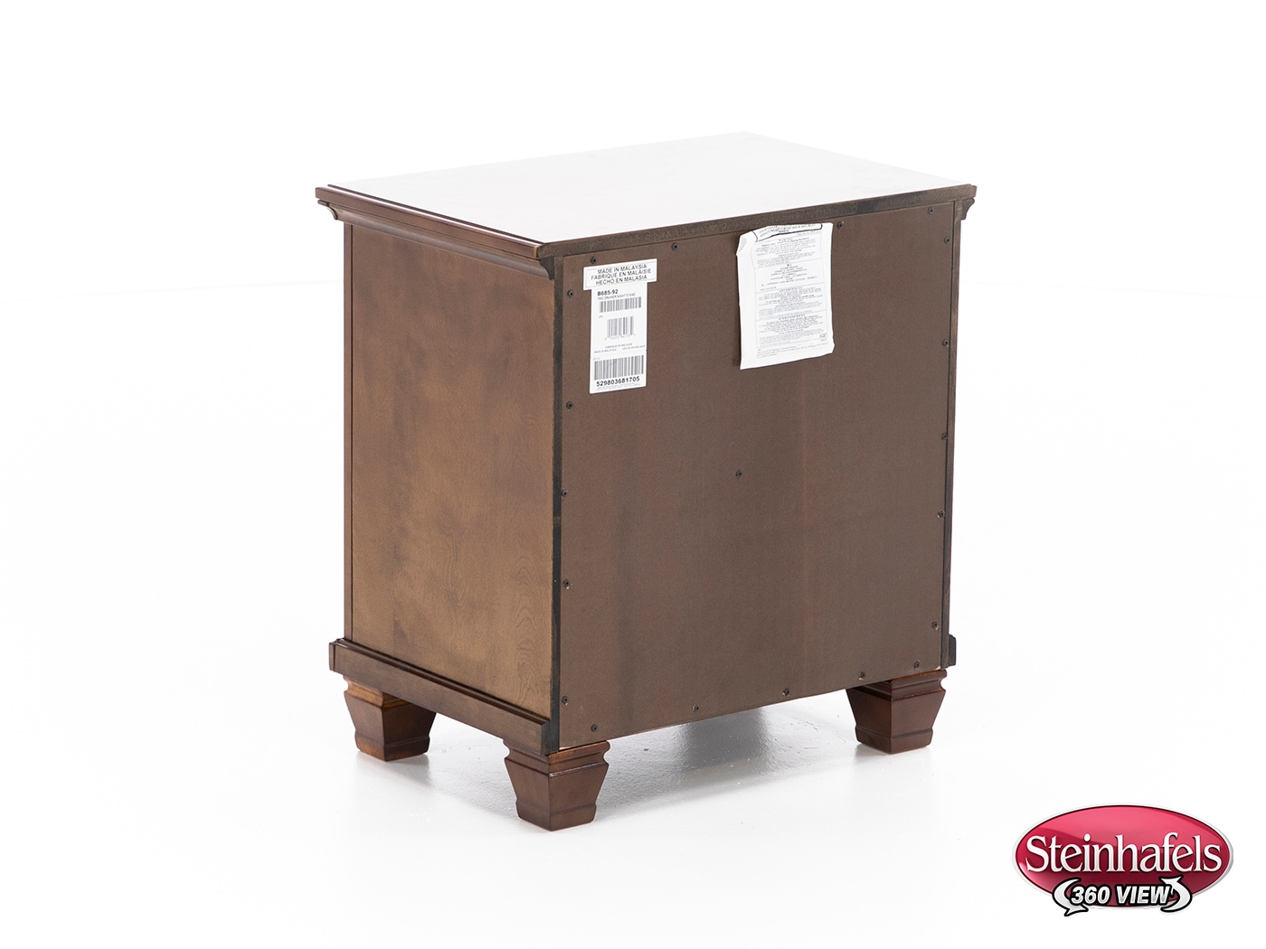 ashy brown two drawer  image   