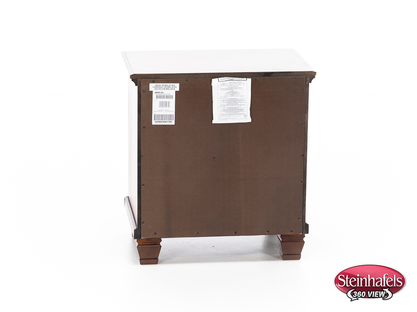 ashy brown two drawer  image   