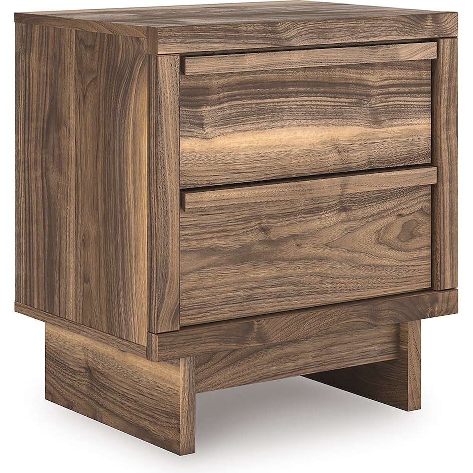 ashy brown two drawer   