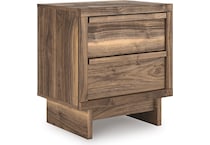 ashy brown two drawer   