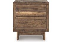 ashy brown two drawer   