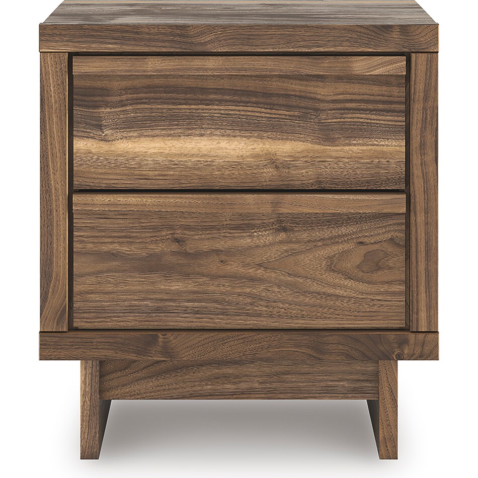 ashy brown two drawer   