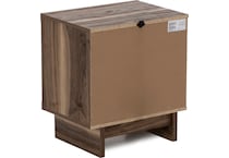 ashy brown two drawer   