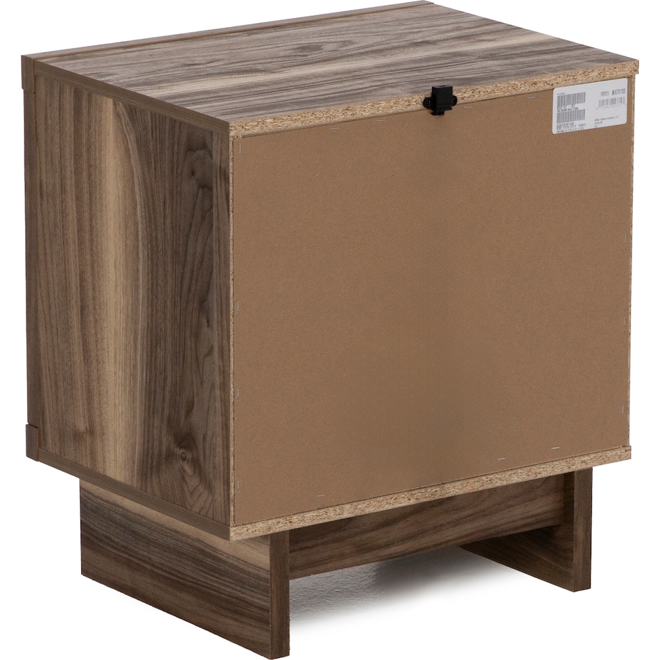 ashy brown two drawer   