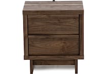 ashy brown two drawer   