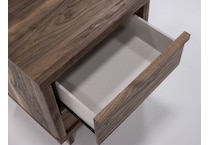 ashy brown two drawer   