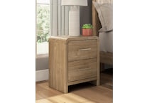ashy brown two drawer   
