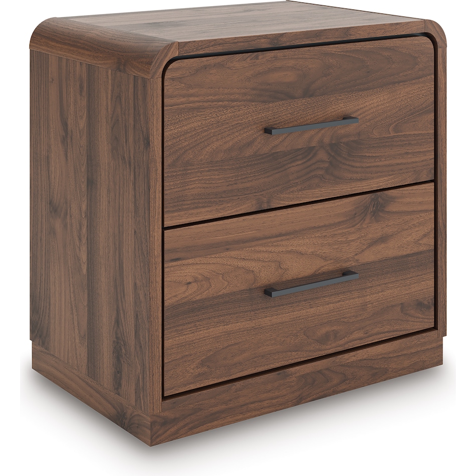 ashy brown two drawer   
