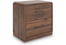 ashy brown two drawer   