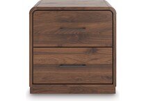 ashy brown two drawer   