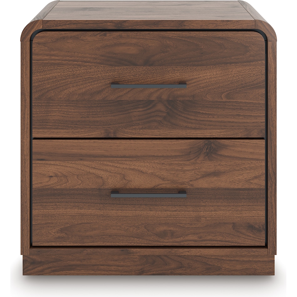 ashy brown two drawer   