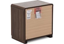 ashy brown two drawer   