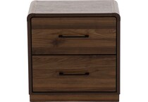 ashy brown two drawer   