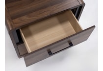 ashy brown two drawer   