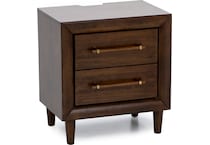 ashy brown two drawer   