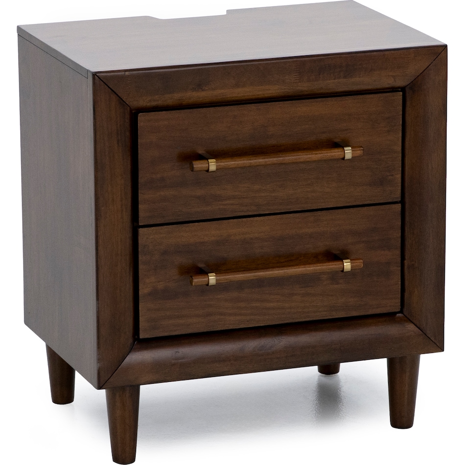 ashy brown two drawer   