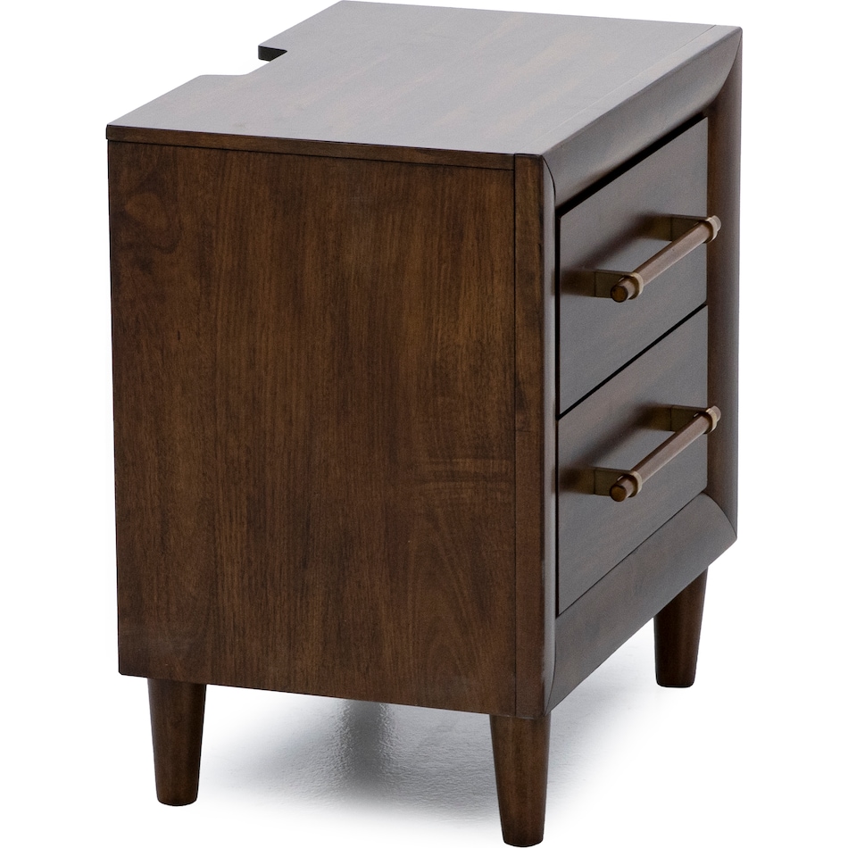 ashy brown two drawer   