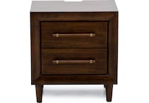 ashy brown two drawer   