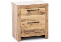 ashy brown two drawer   