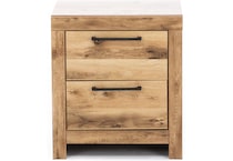 ashy brown two drawer   