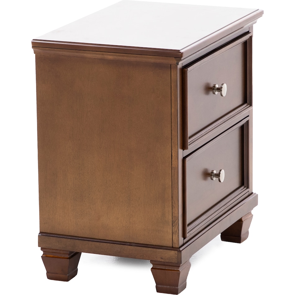 ashy brown two drawer   