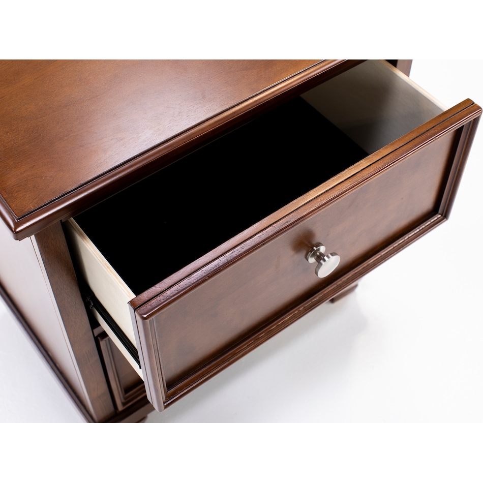 ashy brown two drawer   