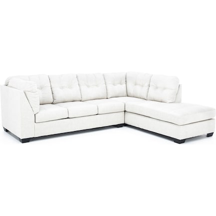 Todd 2-Pc. Sectional in Parchment
