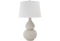 ashy cream table lamp   