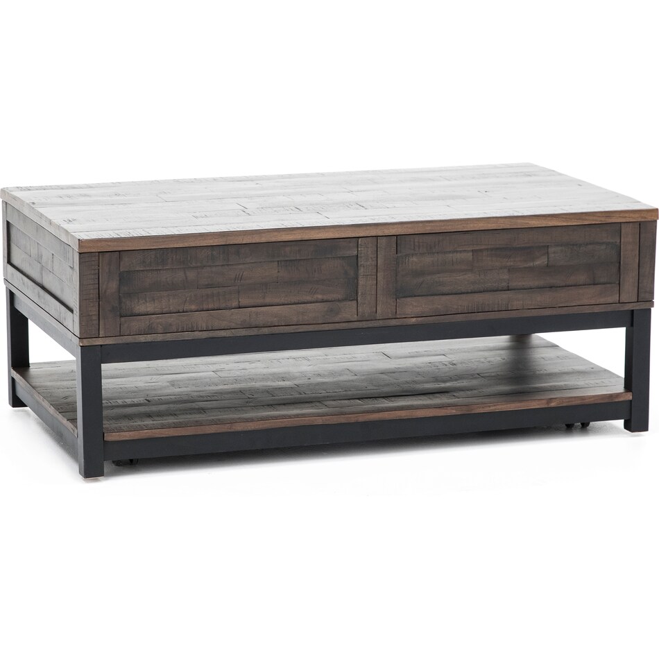 ashy distressed cocktail table   