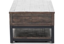 ashy distressed cocktail table   