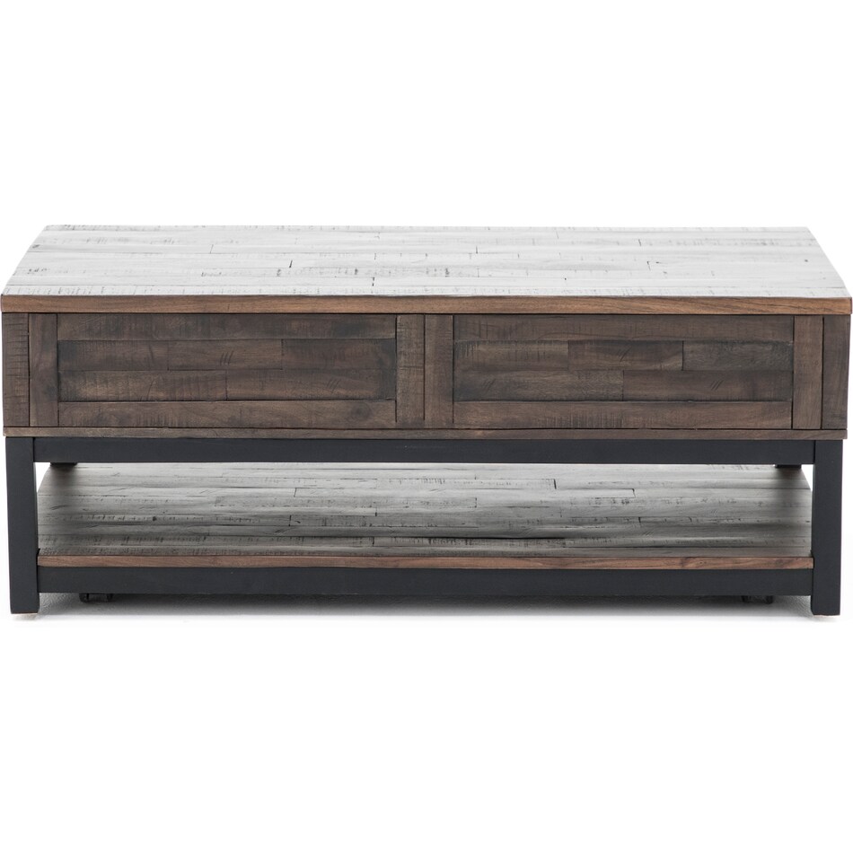 ashy distressed cocktail table   