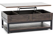 ashy distressed cocktail table   