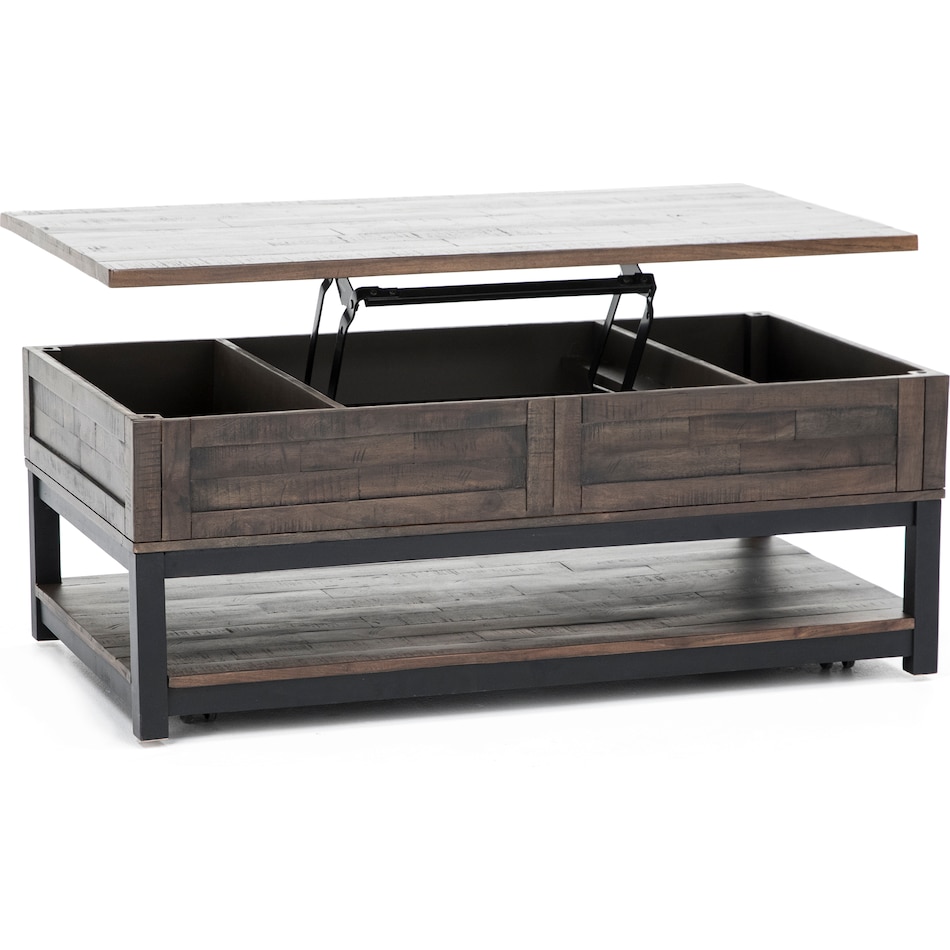 ashy distressed cocktail table   