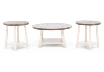 ashy distressed cocktail table   