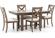 ashy distressed standard height rectangle pk  