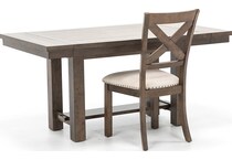 ashy distressed standard height rectangle pk  