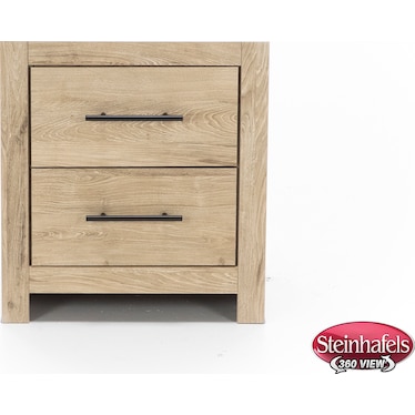 Mia Two Drawer Nightstand