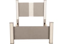 ashy gray   replicated leather grain queen bed package qpk  