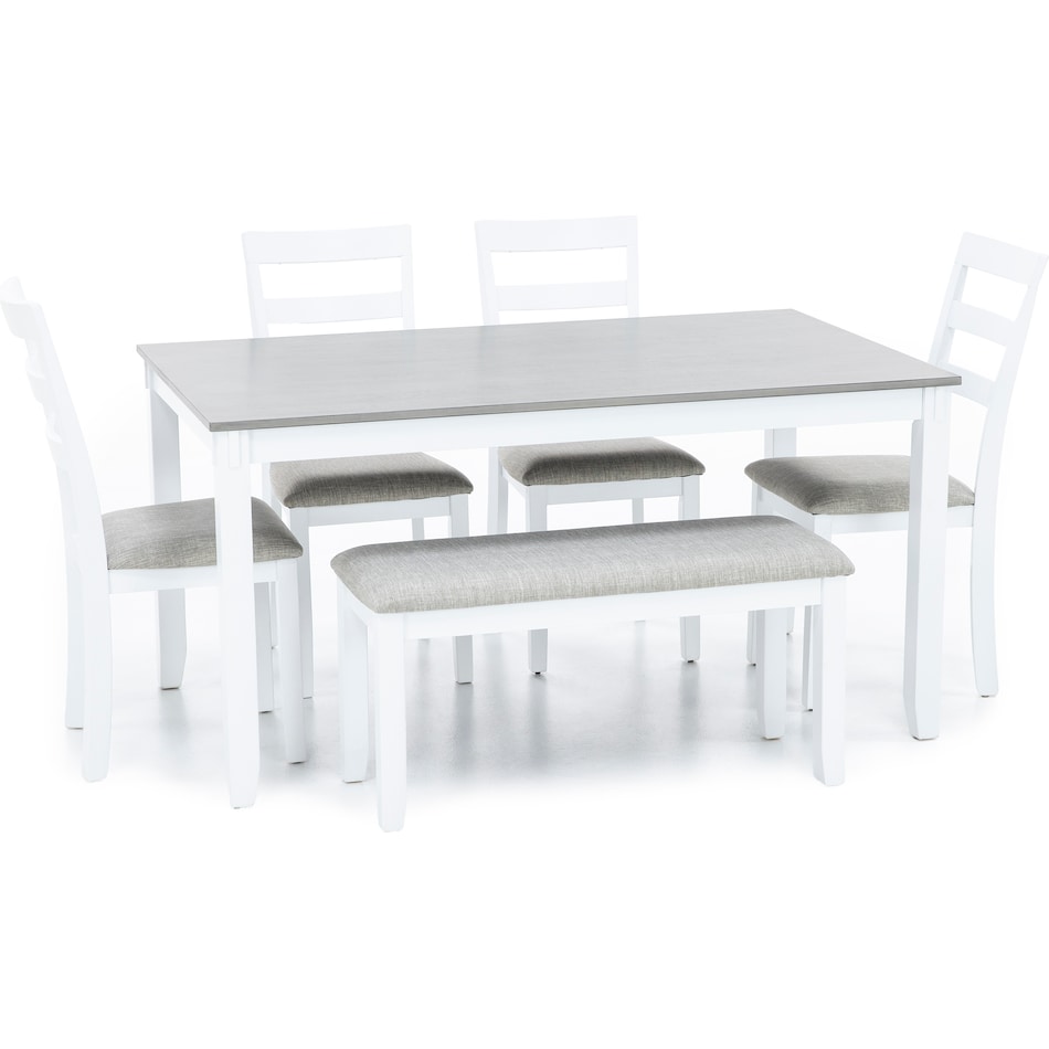 ashy gray white   light gray  polyester inch standard height rectangle   