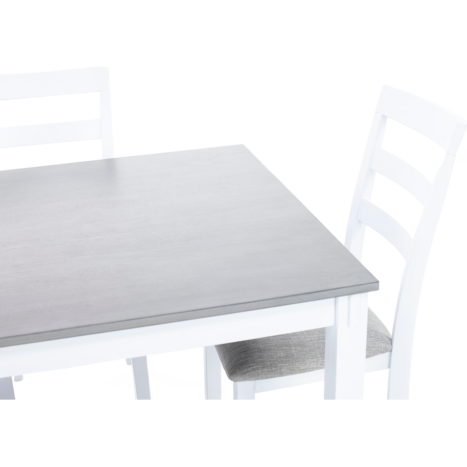 ashy gray white   light gray  polyester inch standard height rectangle   