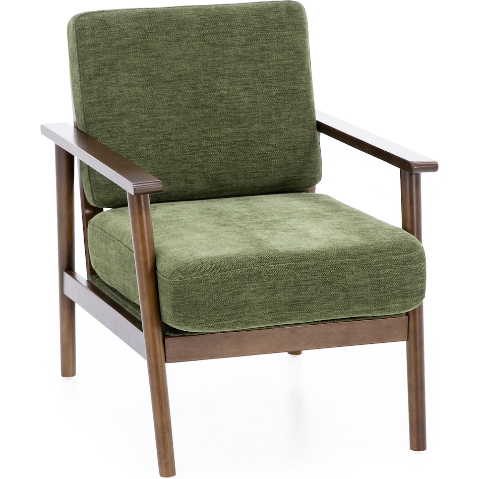 ashy green accent chair z  