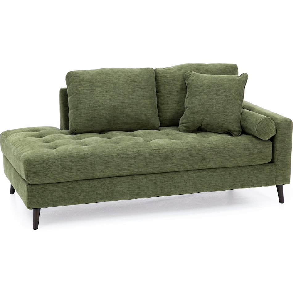 ashy green chaise   stand alone   