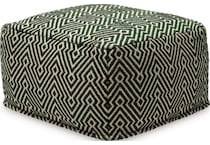 ashy green pouf   