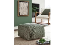 ashy green pouf   