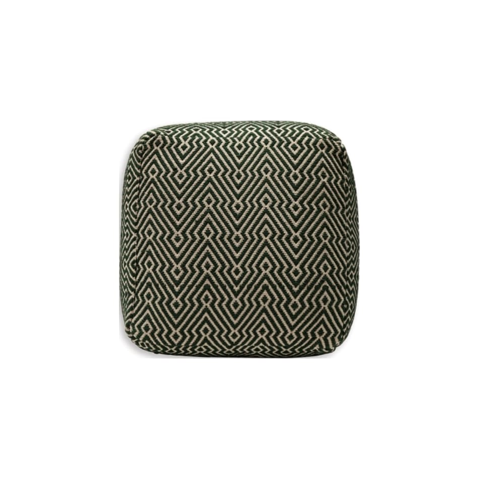 ashy green pouf   