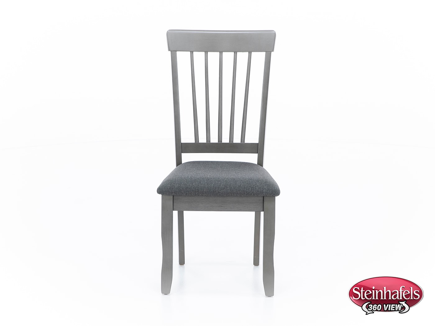 ashy grey inch standard seat height side chair  image   