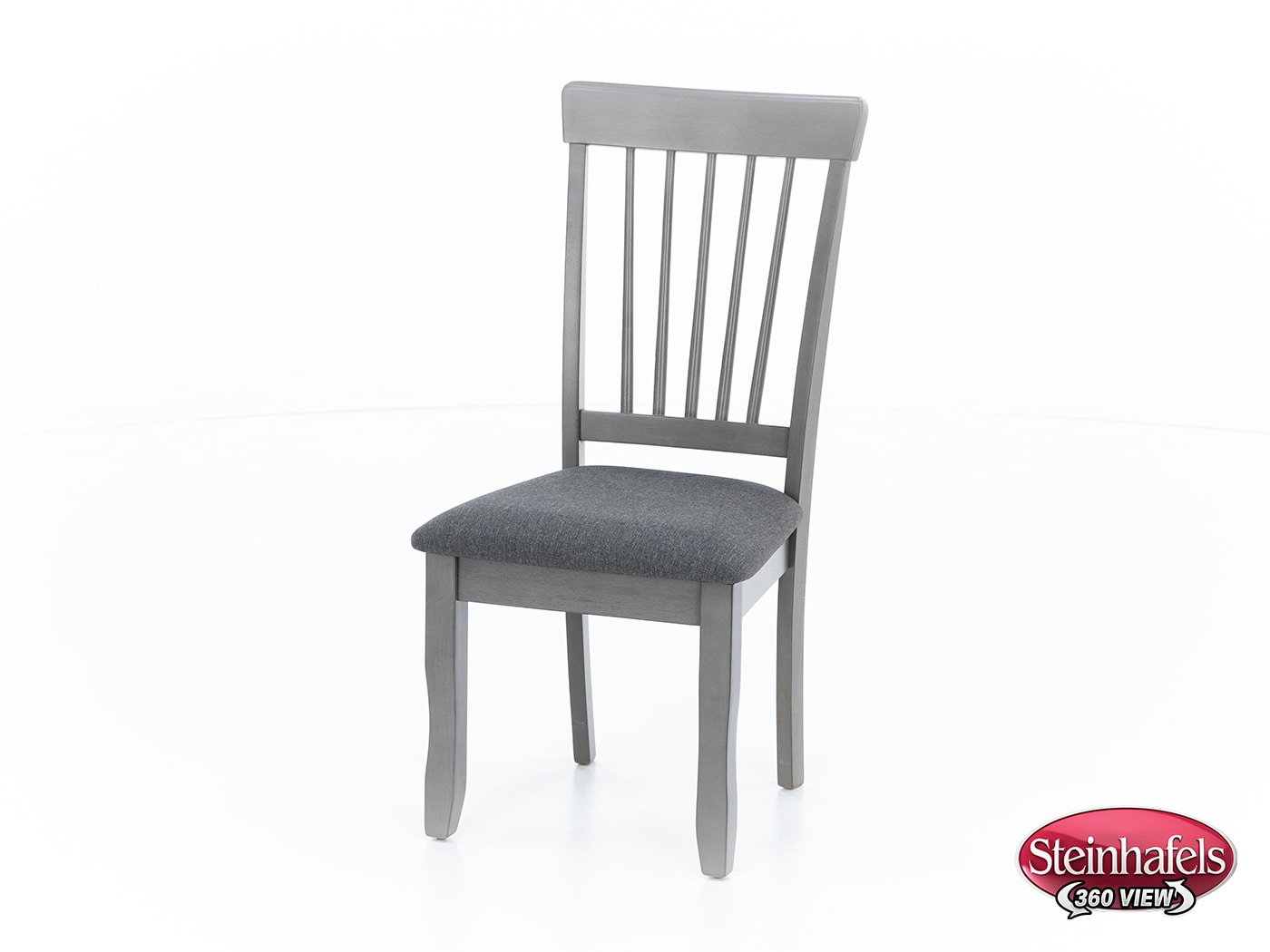 ashy grey inch standard seat height side chair  image   