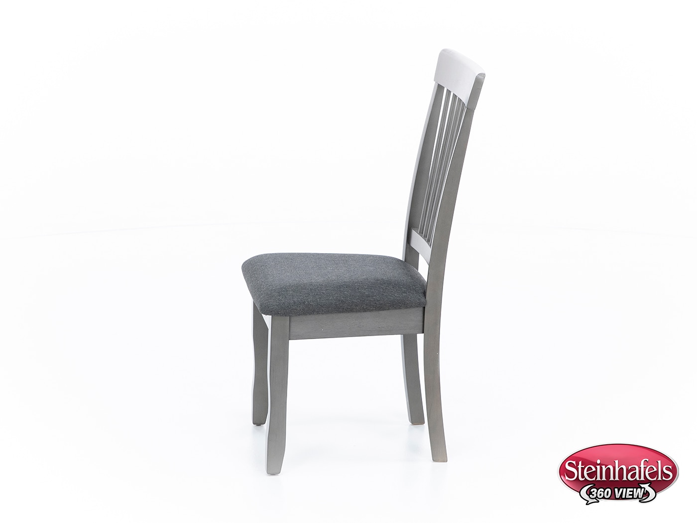 ashy grey inch standard seat height side chair  image   