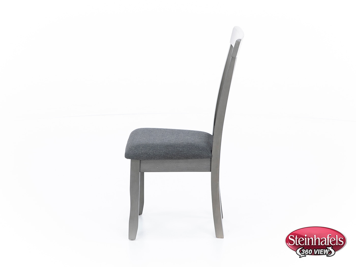 ashy grey inch standard seat height side chair  image   