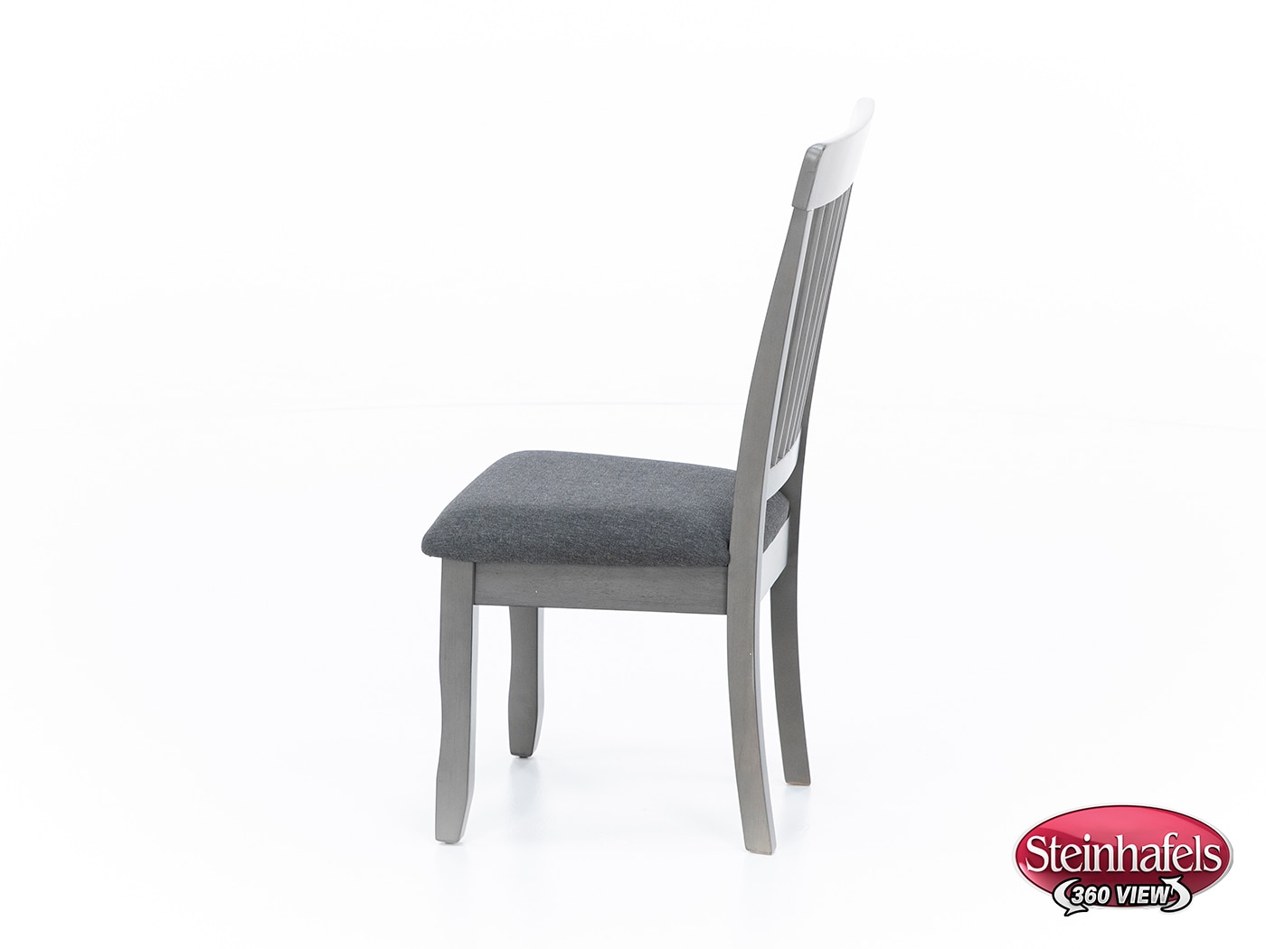 ashy grey inch standard seat height side chair  image   